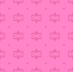 Seamless pattern with vintage element