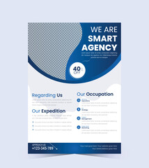 Abstract business flyer template Business flyer template