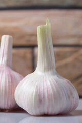 garlic bulb close-up