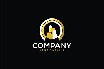 Creative logo design depicting a city- Logo Design Template
