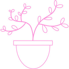 tree in a pot