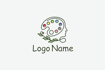 Brain Logo Design - Brain Logo Design Template	
