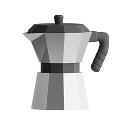 Coffee 3D Icon render asset design, 3D Icon illustration