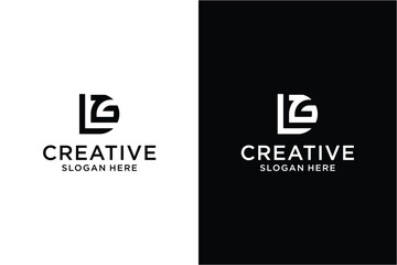 Letter d l g Logo design concept