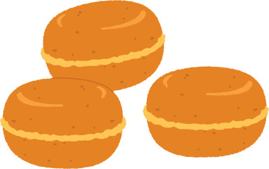 ベビーカステラのイラスト