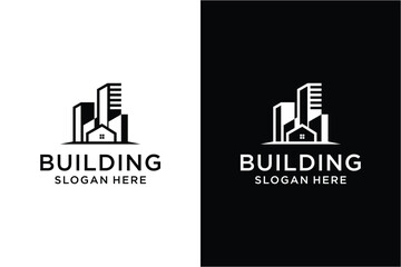Home building logo design template