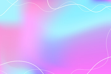 Vibrant gradient background with line. blue, pink, and purple background