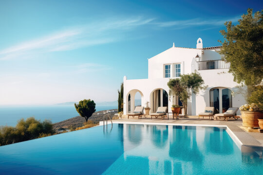 Mediterranean holiday house with pool