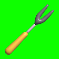 3D Kitchen Set Elements Assets with Greenscreen Background