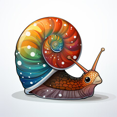 cute snail Sticker