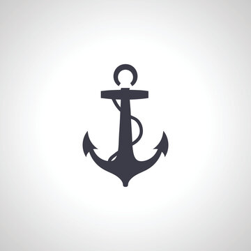 Anchor icon. ship Anchor icon