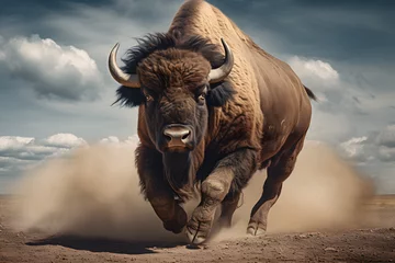 Foto op Canvas buffalo in the wild © AGSTRONAUT