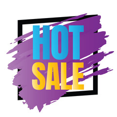 Today's hot sale creative sign icon, Mega sale modern icon vector, Hot deal social media sign post icon