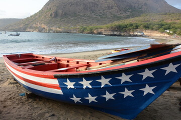 barque de p&ecirc;che au Cap Vert