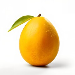 Yellow Mango on White Backgroud