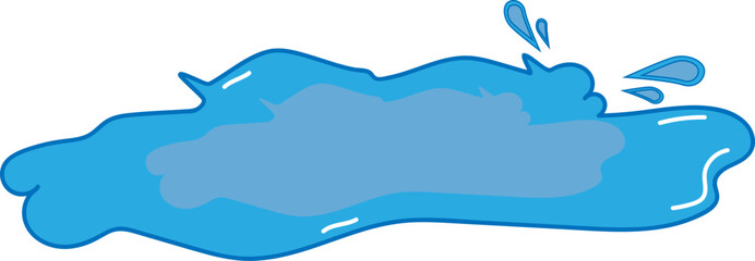 illustration of a splash of water