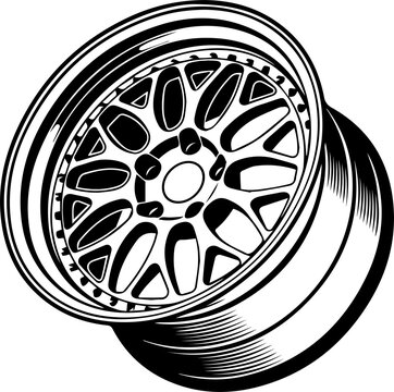 recommend clip art: wheel of the car, vector stance wheel, lowered car wheel, Vector wheel for logo or project clothes