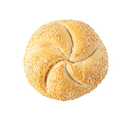 Tasty fresh buns with sesame seeds