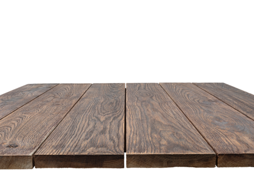 Wood background or texture on transparent background. png file