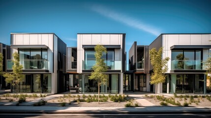 Beautiful Houses of Modern Architecture, Modular private townhouses.