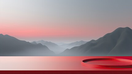 minimalist style presentation background AI