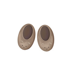 Booties for a baby illustration