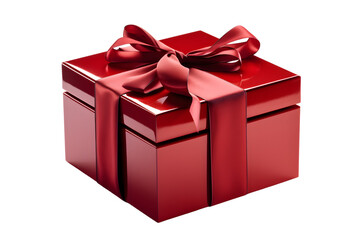 Obraz premium red gift box