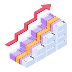 Bundle of Cryptocurrency Isometric Icons 

