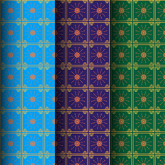 Seamless and  geometric pattern Design with abstract pattern background design template
