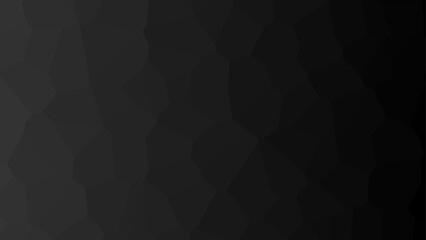 Obraz premium Modern black low poly backdrop. Black abstract background of triangles low poly. Black abstract geometric rumpled triangular background low poly style. Vector illustration