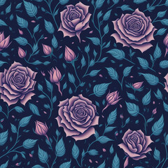 Beautiful floral Seamless Pattern Background