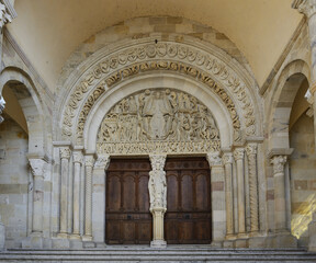 Fototapeta na wymiar Famous Cathedrale Saint-Lazare d'Autun, Saone-et-Loire, Burgundy, France