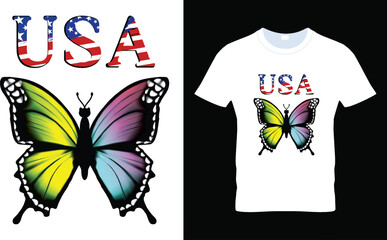 Butterfly t-shirt design