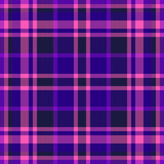 Tartan plaid pattern of seamless texture vector with a textile fabric check background.