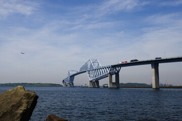 Fototapeta premium 朝の東京湾ゲートブリッジ