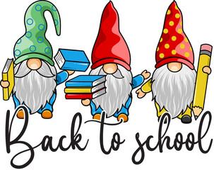 Teacher Gnome Designs Sublimation PNG 