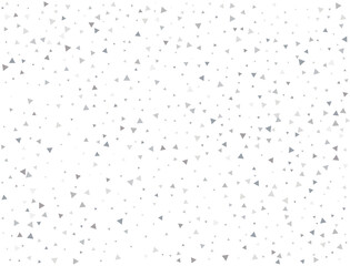Birthday Silver Triangular Confetti