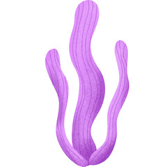  Watercolor seaweed design. © Chayapol