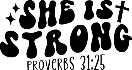 Retro Christian SVG Design