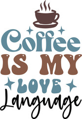 Retro Coffee SVG Design File