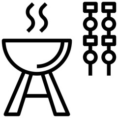 picnic line icon,linear,outline,graphic,illustration