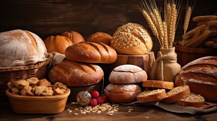Fototapeta na wymiar assortment of bread