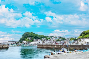 Foto op Canvas 素材　日本の漁港 © ぶっさん