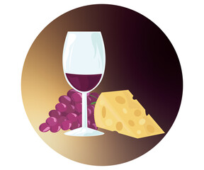 wine and cheese