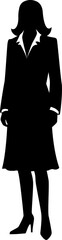 silhouette of a person girl