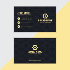 creative and modern abstract business card and visiting card design.