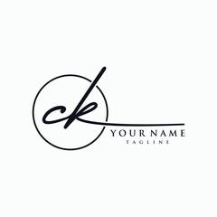 Luxury and elegant handwritten Initials Logo Design. Logo for signature , boutique , salon , beauty , photography and fashion.