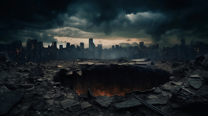 Apocalyptic and post-apocalyptic background.