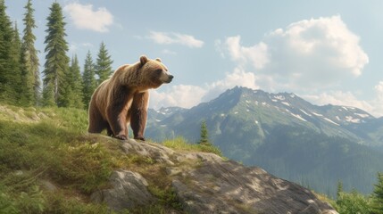 bear on the mountain