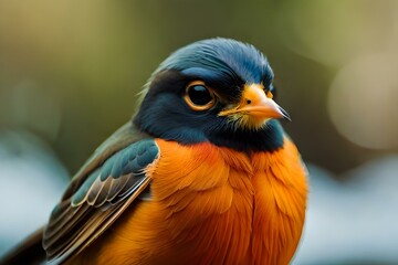 robin on a branch